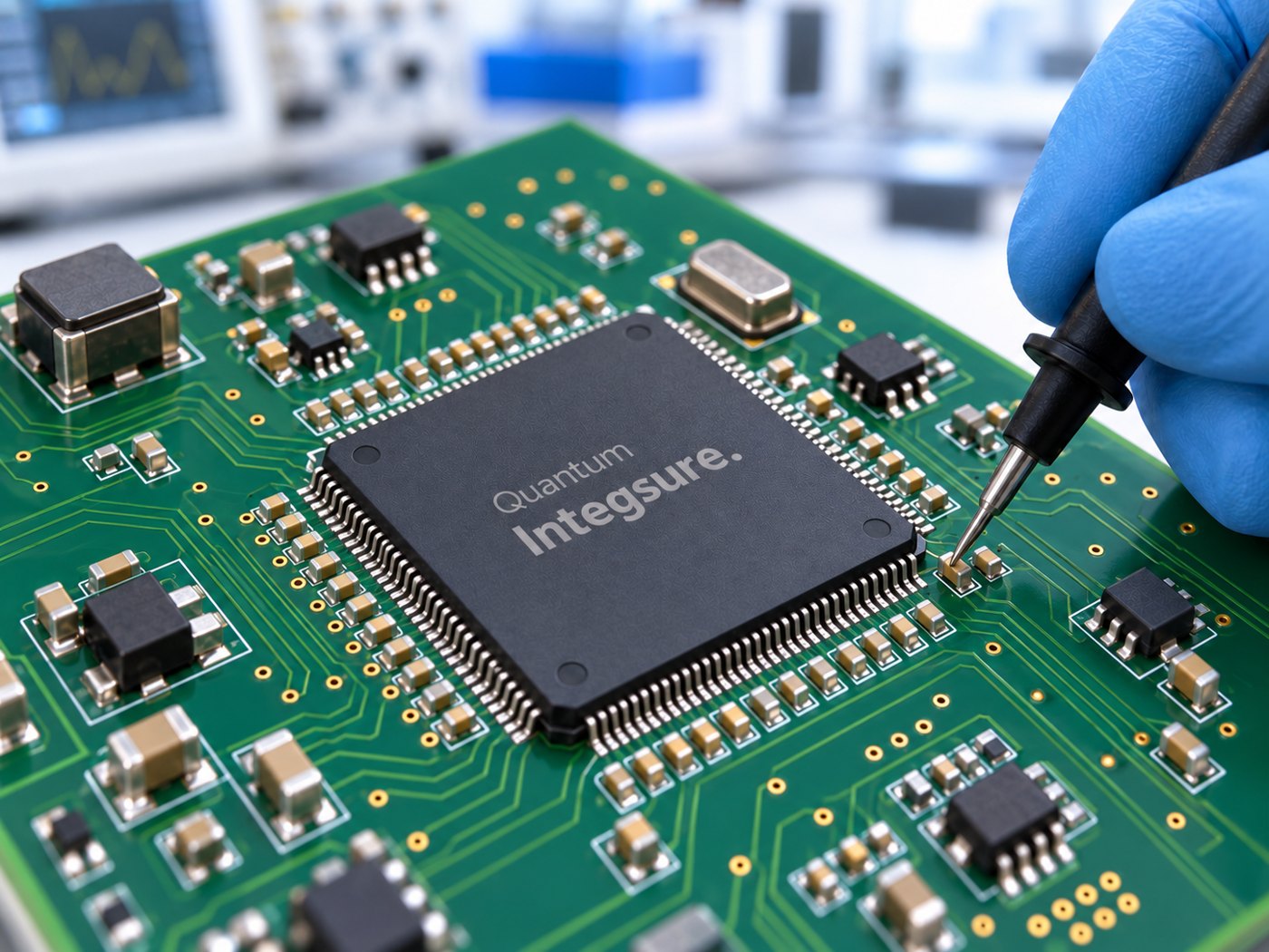 FPGA 보드를 점검하는 하드웨어 연구 이미지